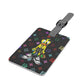 DuckettVuitton Mascot Prismatic Polyester Luggage Tag, Rectangle