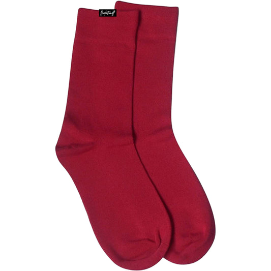 (Red) DS Solid Toes Socks