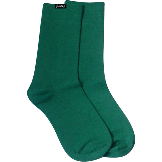 (Green) DS Solid Toes Socks